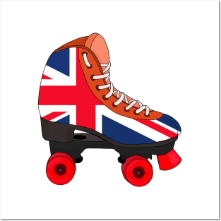 Roller Skating United Kingdom Posters and Art